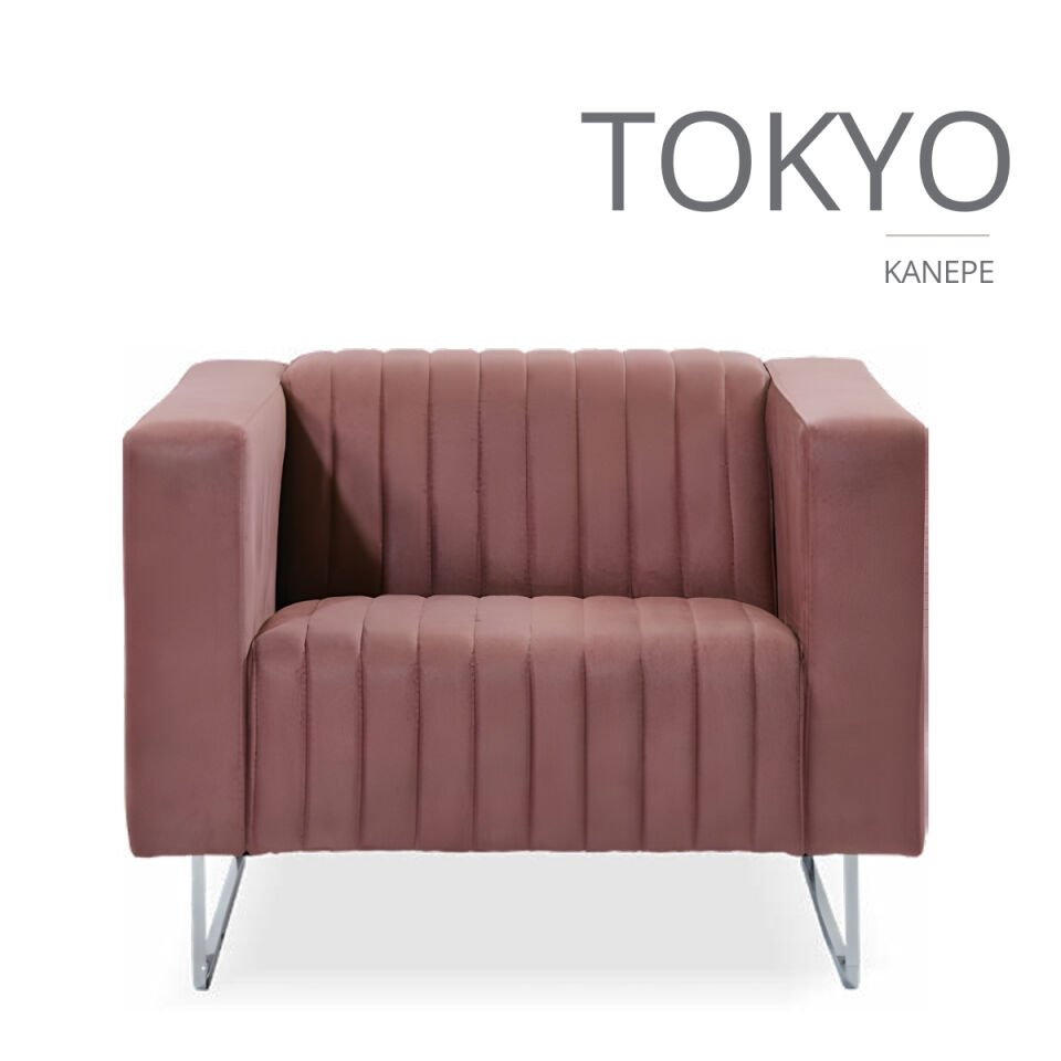 Tokyo Metal Ayaklı Ofis Kanepesi