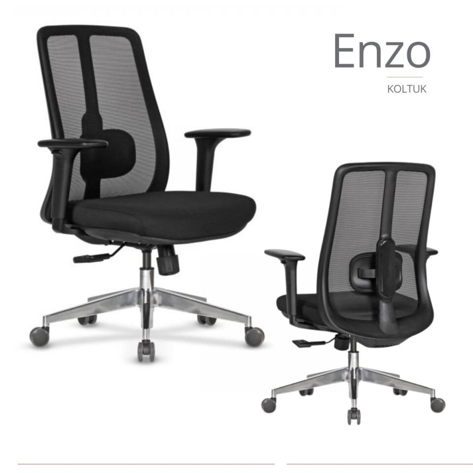 Enzo Fileli Ofis Koltuğu