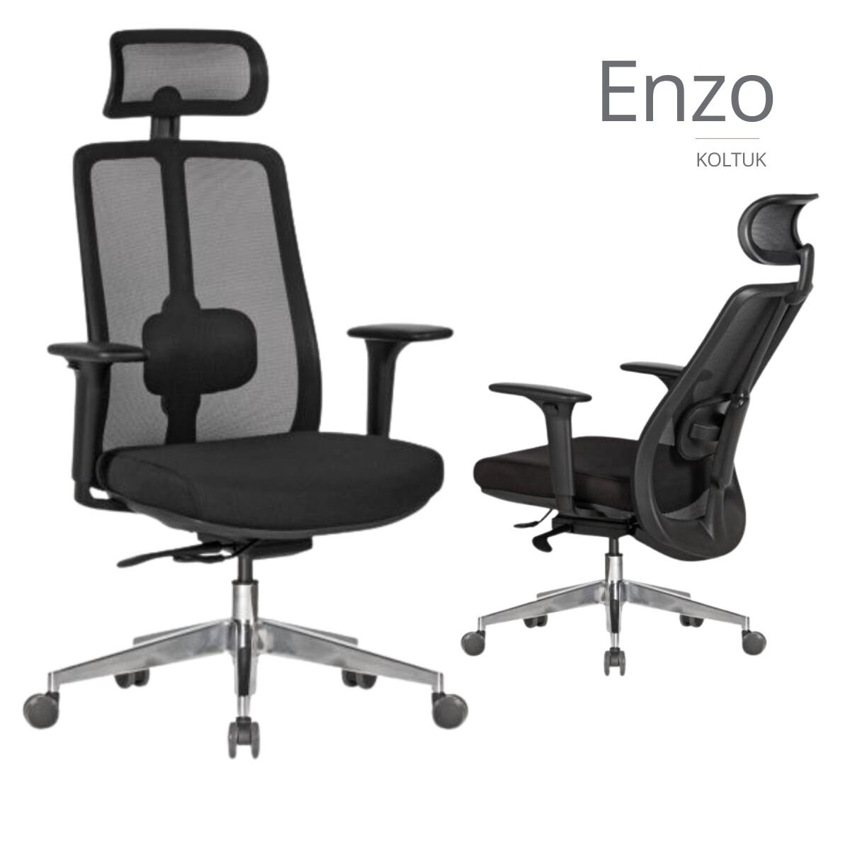 Enzo Fileli Ofis Koltuğu