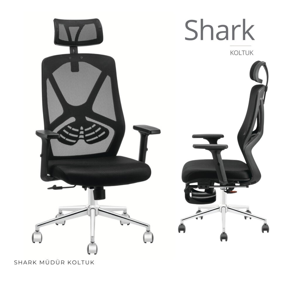 Shark Fileli Ofis Koltuğu