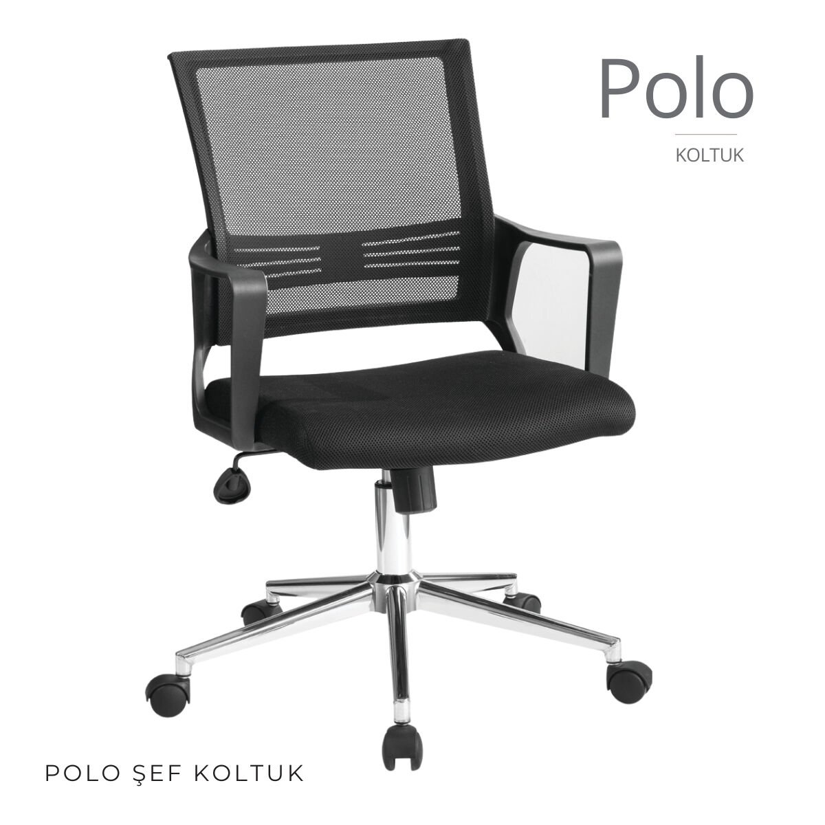 Polo Fileli Ofis Koltuğu